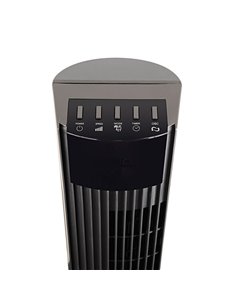 Ventilador De Torre Principe Plata 3vel 50w Remoto  Oscilante Temporizador 116x32x32cm 2