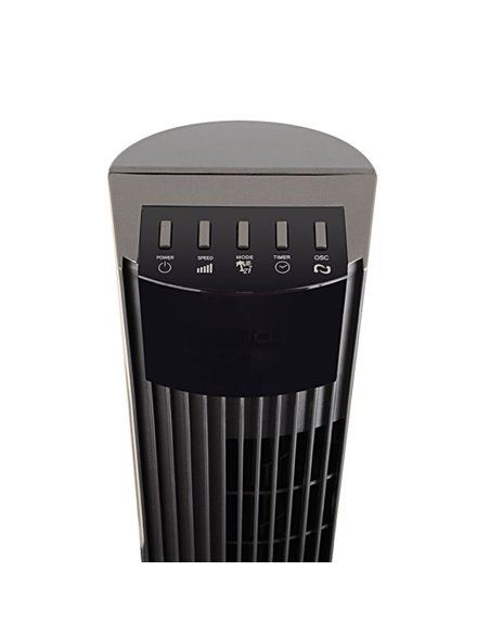 Ventilador De Torre Principe Plata 3vel 50w Remoto  Oscilante Temporizador 116x32x32cm