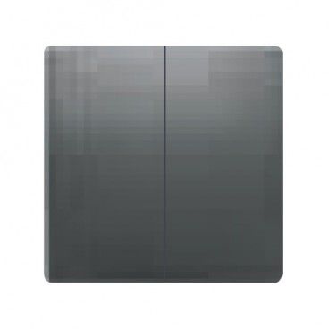 Chave de interruptor duplo antracite cosso Siemens Delta Style5TG72701AC00
