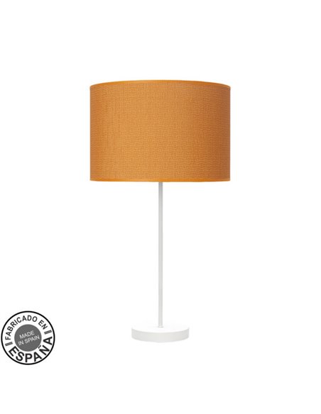 Sobremesa Alto Moda 1xe27 Blanco/naranja 63x30x30c
