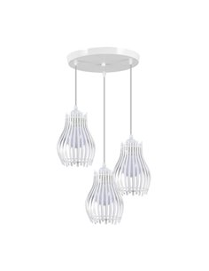 Plafon Ragusa Blanco 3xe27 Regx36x36cm