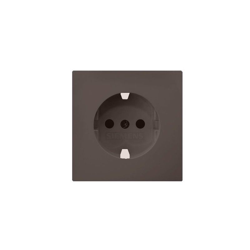 Cover schuko plug chocolate Siemens Delta Style 5UH12732CH