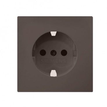 Cover schuko plug chocolate Siemens Delta Style 5UH12732CH