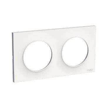 Moldura 2 elementos Branco Odace Styl SCHNEIDER S520704