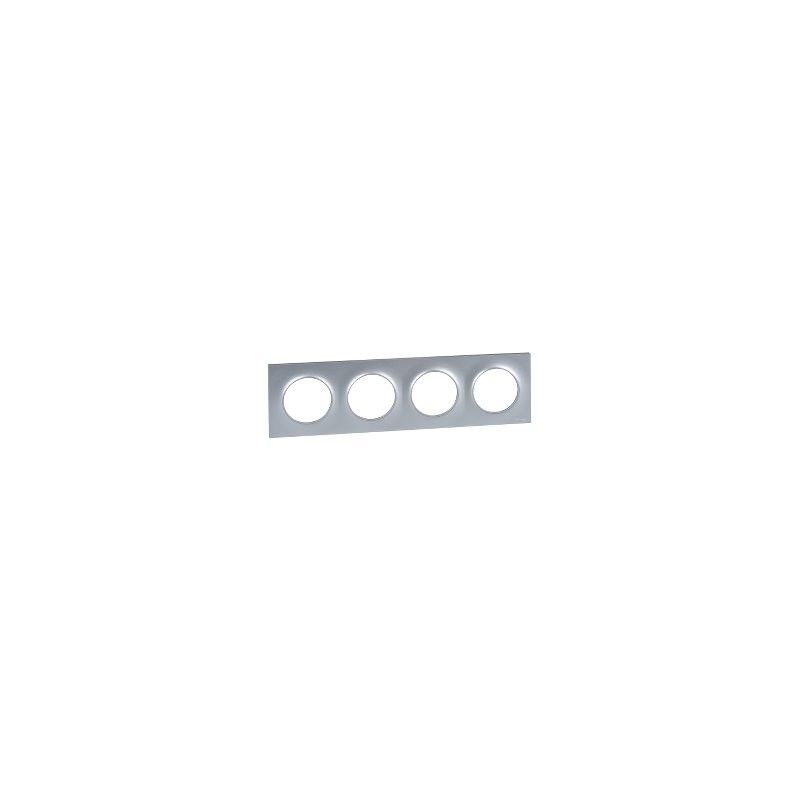 Moldura 4 elementos Prata Odace Styl SCHNEIDER S520708E