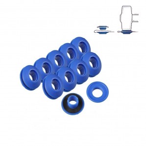 Set 10 anillas plastico para toldos y lonas EDM 8168