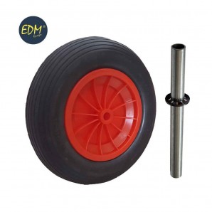 Roda de carrinho de mão anti-furo