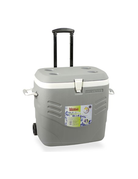 Nevera rígida premium 41l. gris hidalgo