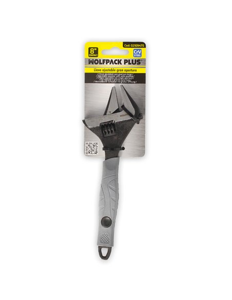 Llave Ajustable Gran Apertura Compact. Cromo Vanadio 8" Llave Inglesa, Llave De Expansion, Llave Gran Apertura