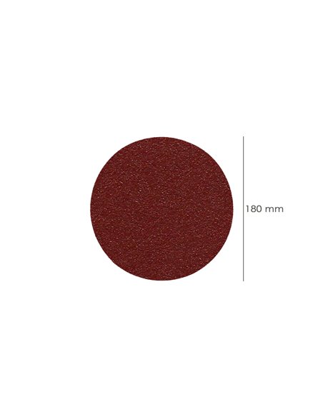 Lija Recambio Velcro Amoladora Ø 180 mm. Grano  40 (10 Piezas)