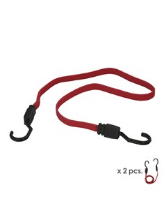 Pulpo De Goma Plano Reforzado 1,5 metro (2 unidades) 100% Latex, Capacidad Amarre 200 Newtons Gomas Elasticas, Cuerda Elastica,