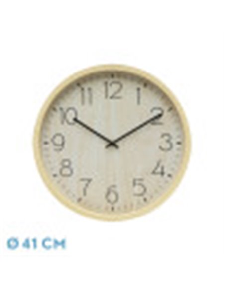 Reloj De Pared Padron Haya 41x41x5 Cm Movimiento Continuo