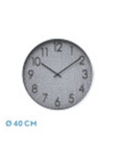 Reloj De Pared Higueron Blanco/gris 40x40x0,8 Cm Movimiento Continuo 2