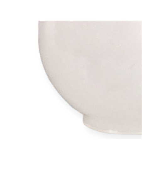 Globo de Vidro Opal 11cm de Diâmetro com Abertura de 5cm