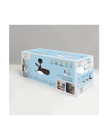 Ventilador LED Byan Blanco 18W 2000Lm CCT Dim