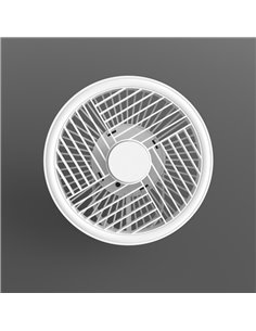 Ventilador portátil recargable LED Splash 5.5W Dim 2