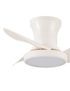 Ventilador de techo LED Reel Blanco 20W 1900Lm CCT Dim 2