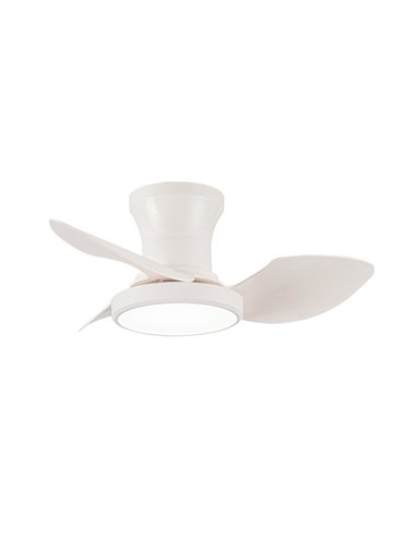Ventilador de techo LED Reel Blanco 20W 1900Lm CCT Dim