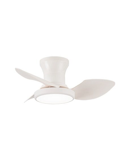 Ventilador de techo LED Reel Blanco 20W 1900Lm CCT Dim
