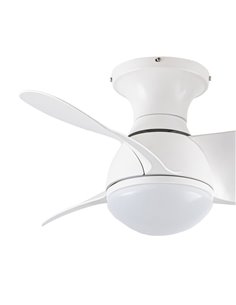 Ventilador LED Epona Blanco 20W 2000Lm CCT Dim 2