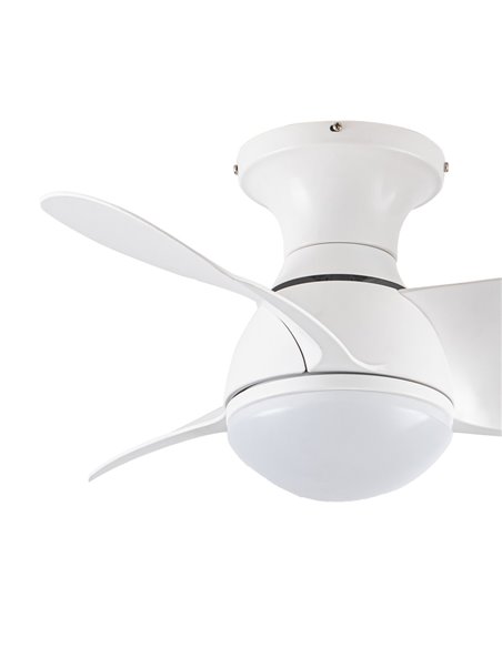 Ventilador LED Epona Blanco 20W 2000Lm CCT Dim