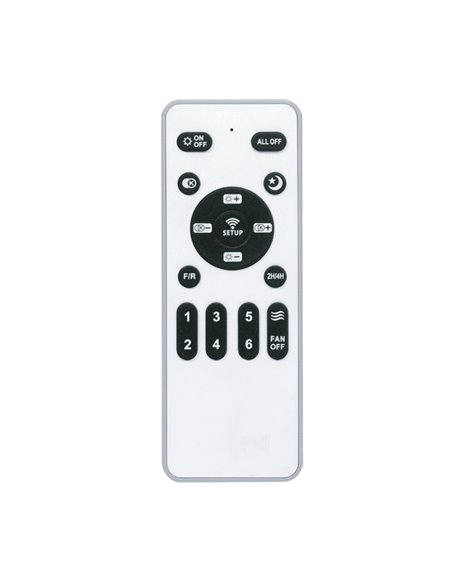 Ventilador LED Epona Blanco 20W 2000Lm CCT Dim