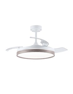 Ventilador LED aspas plegables Panam Ceniza 72W 7920Lm CCT