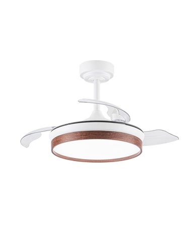 Ventilador LED aspas plegables Panam Mini Cerezo 46W 5520Lm CCT