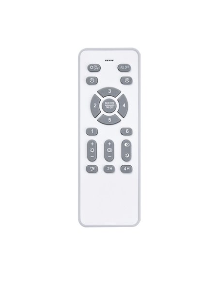 Ventilador LED aspas retráctiles Aneto Gris 72W 7920Lm CCT