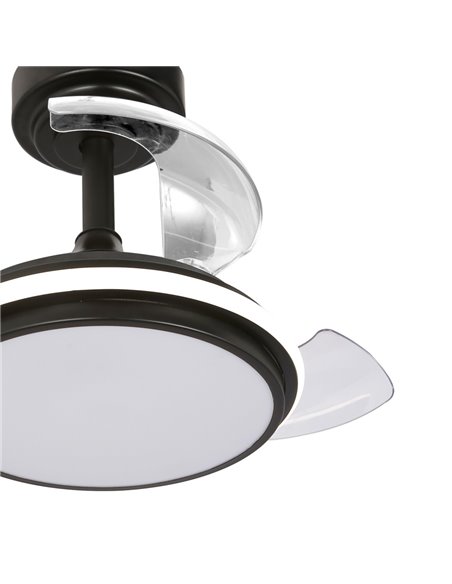 Ventilador LED Antila Mini XS Negro 35W 3000Lm CCT