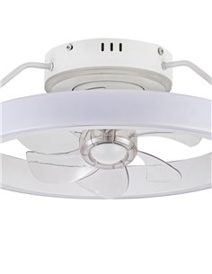 Ventilador Plafón LED Dinirot Blanco 50W 4800Lm. CCT Dim 2