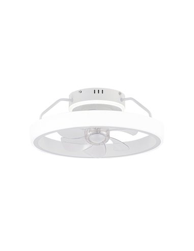 Ventilador Plafón LED Dinirot Blanco 50W 4800Lm. CCT Dim