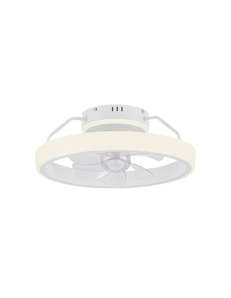 Ventilador Plafón LED Dinirot Blanco 50W 4800Lm. CCT Dim