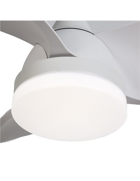 Ventilador LED Byan Mini Blanco 18W 2000Lm CCT Dim