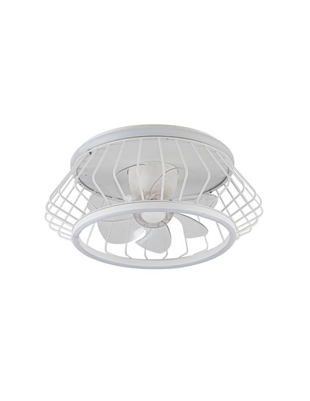 Ventilador Plafón LED Cobra Blanco 50W 4800Lm. CCT Dim