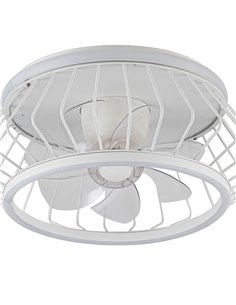 Ventilador Plafón LED Cobra Blanco 50W 4800Lm. CCT Dim 2