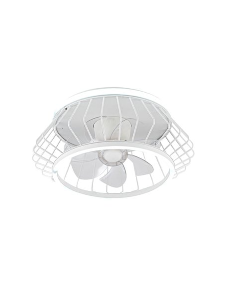 Ventilador Plafón LED Cobra Blanco 50W 4800Lm. CCT Dim