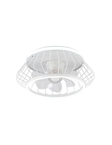 Ventilador Plafón LED Cobra Blanco 50W 4800Lm. CCT Dim