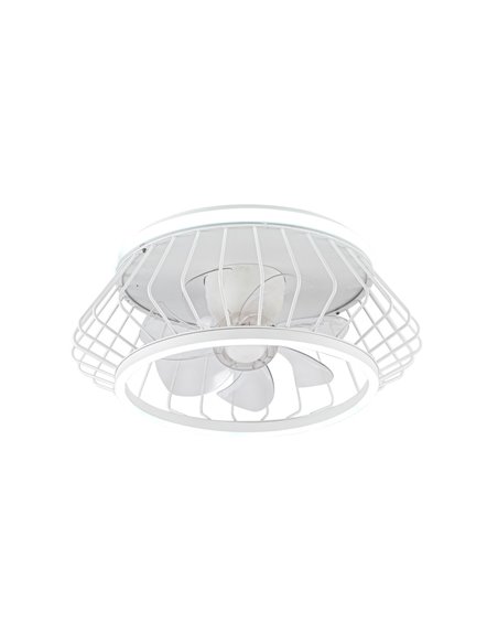 Ventilador Plafón LED Cobra Blanco 50W 4800Lm. CCT Dim