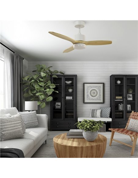 Ventilador de techo LED Terre Blanco 22W CCT
