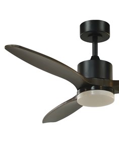 Ventilador de techo LED Terre Negro 22W CCT 2