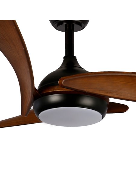 Ventilador de techo LED Enna Negro 24W 2400Lm CCT Dim