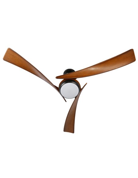 Ventilador de techo LED Enna Negro 24W 2400Lm CCT Dim