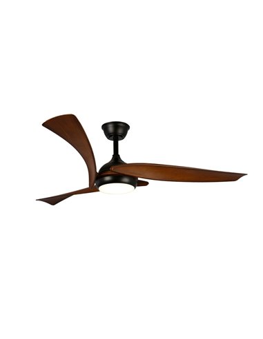 Ventilador de techo LED Enna Negro 24W 2400Lm CCT Dim