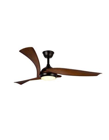 Ventilador de techo LED Enna Negro 24W 2400Lm CCT Dim