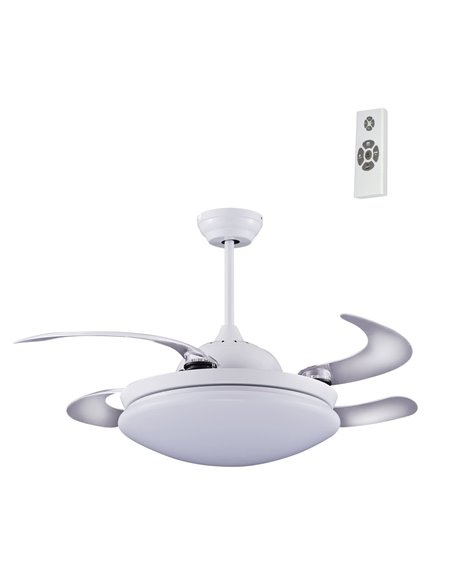 Ventilador AC Klon blanco Led 36W 4000K