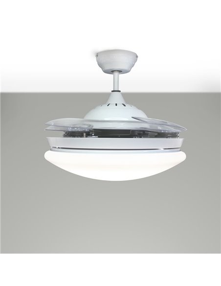 Ventilador AC Klon blanco Led 36W 4000K