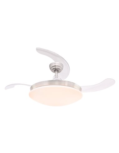 Ventilador DC María LED-CCT y Altavoz oculto