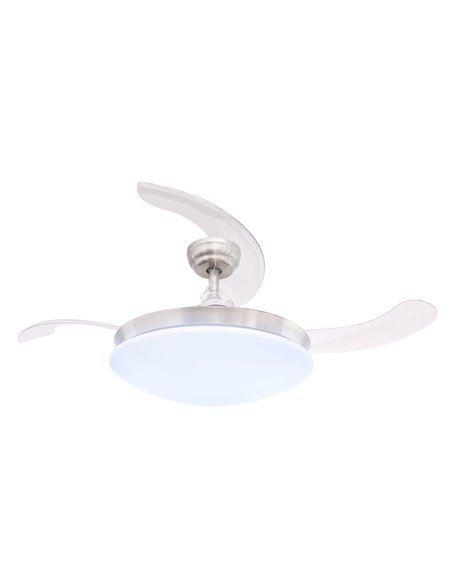 Ventilador DC María LED-CCT y Altavoz oculto