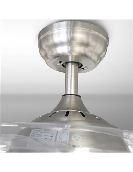 Ventilador DC María LED-CCT y Altavoz oculto